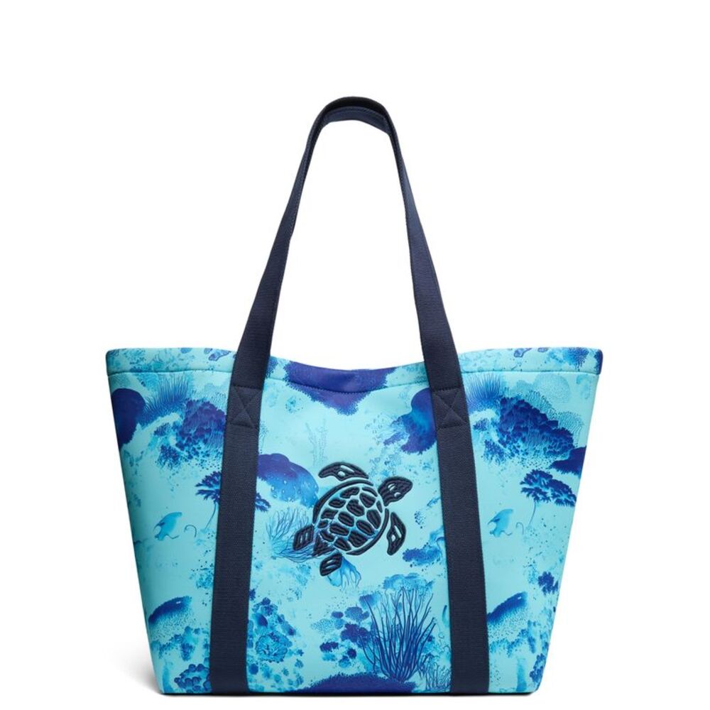 Vilebrequin Unisex Polyester Tote Bag With Marine Print